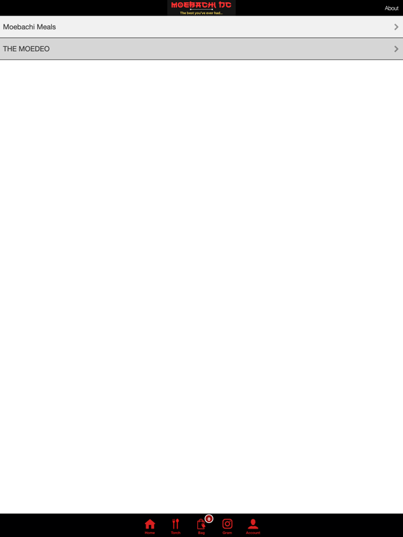 Moebachi iPad screenshot 2 - Food & Drink app