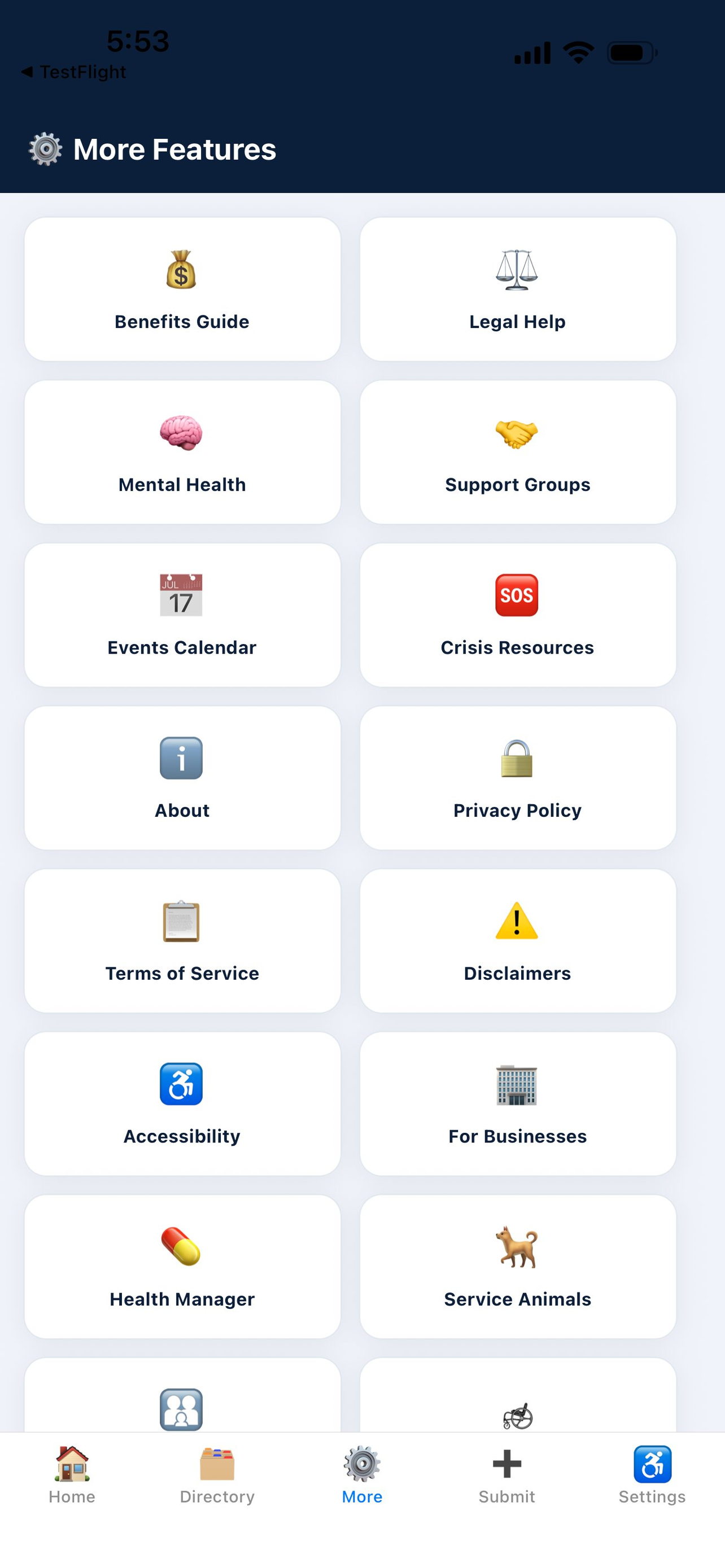 Disabled Directory screenshot 9
