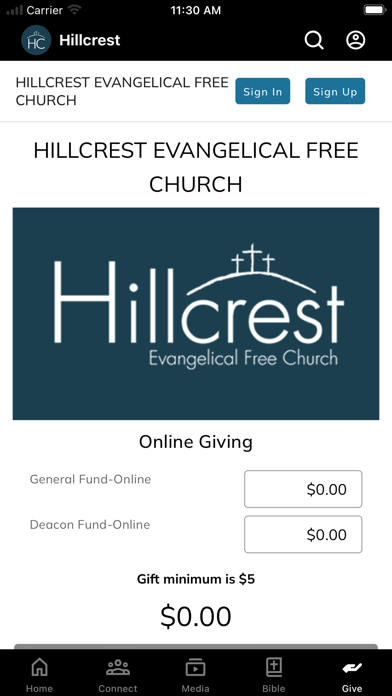 Hillcrest Church, Seward Screenshot