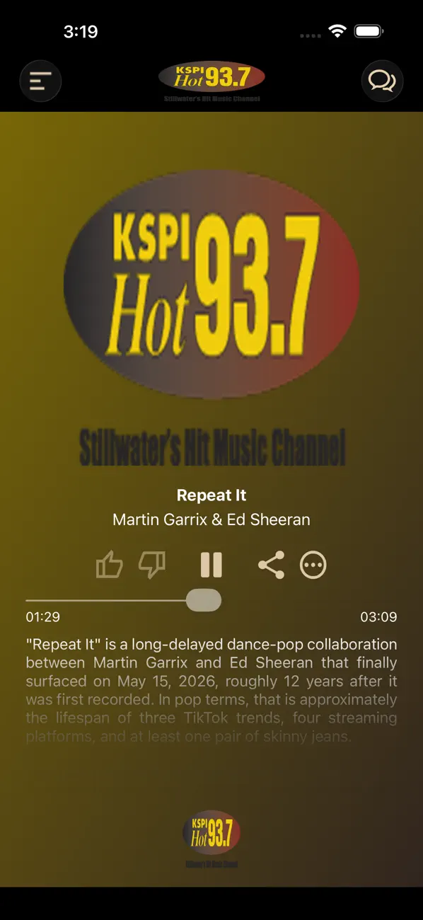 Screenshot #1 pour KSPI Hot 93.7