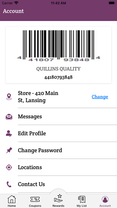 Quillin's Quality Foods Screenshot