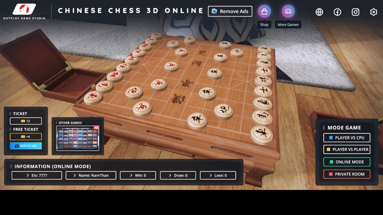 Chinese Chess 3D Online