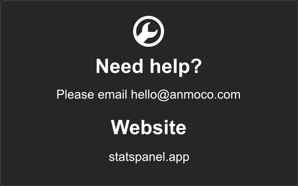 #8. Stats Panel - System Monitor (macOS) 来自: Andrew Moloney