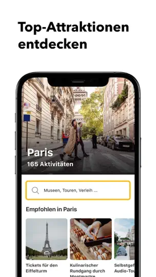 Screenshot von Booking.com: Hotel Angebote auf dem iPhone 4