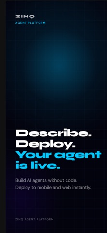 Zinq AI Agent Platform Screenshot 1 of 6