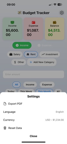 SmartBudget Pro screenshot