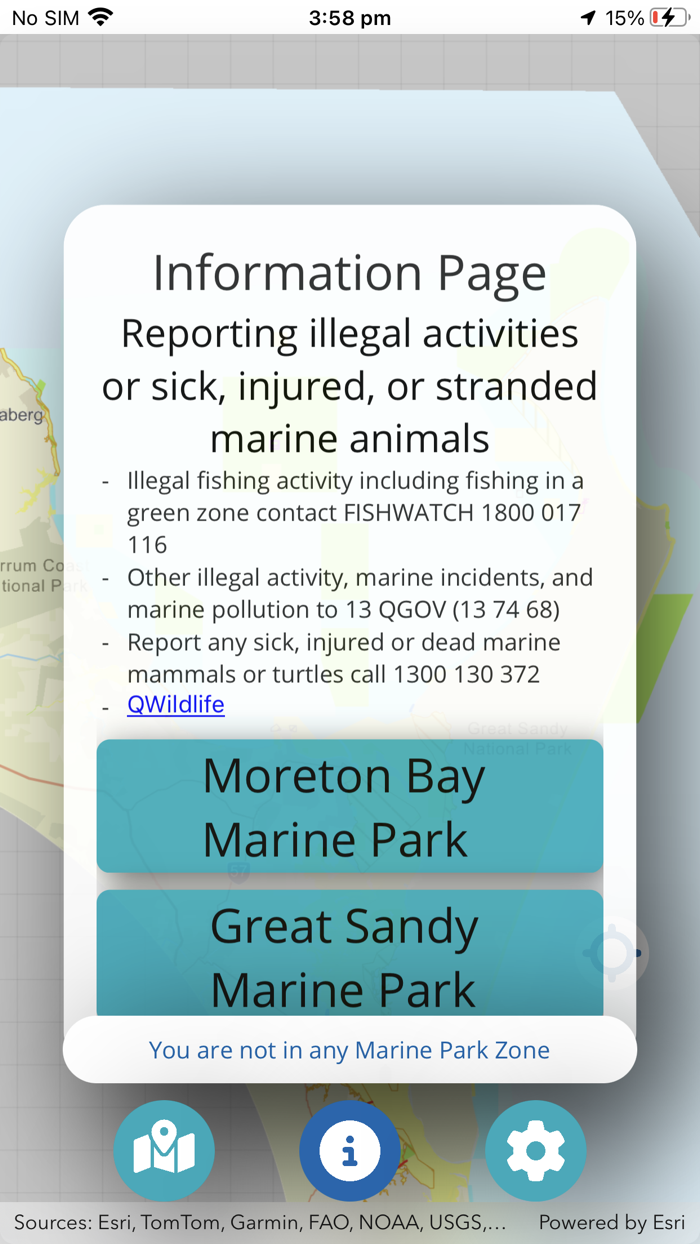 Marine Parks Southern Qld