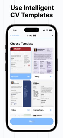Resume Builder & CV Maker Pro iPhone screenshot