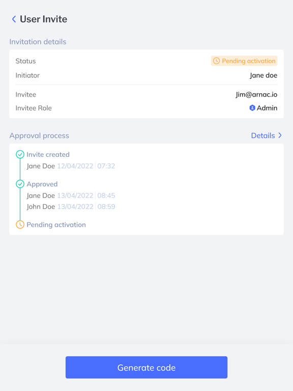Fordefi iPad screenshot 4 - Business app