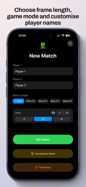 Snooker Scoring & Competitions screenshot 1