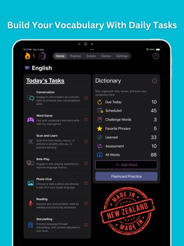 iPolyglot: Learn Language AI iPad screenshot