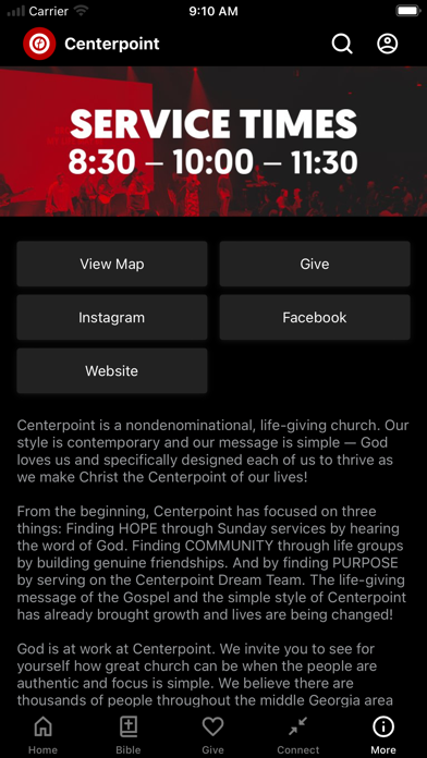 My Centerpoint Church Screenshot