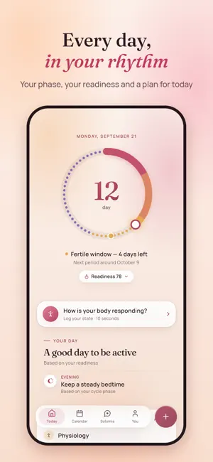Solomia: Period Tracker & AI screenshot 2