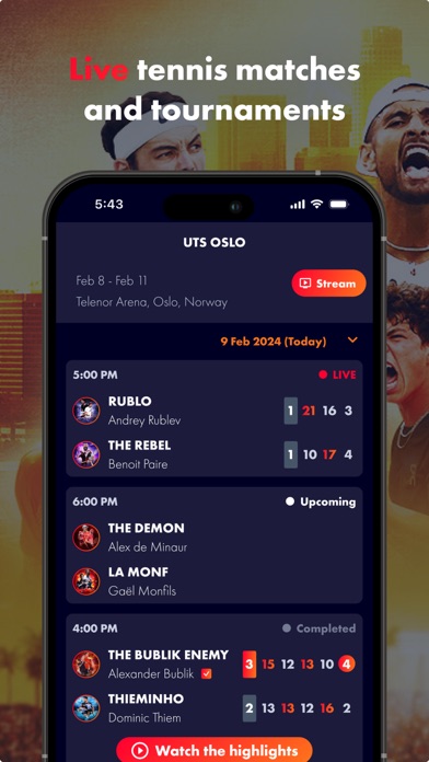 UTS Live Screenshot