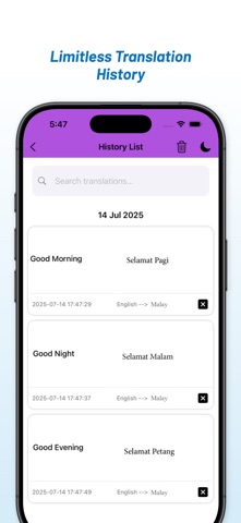 English - Malay Translator screenshot