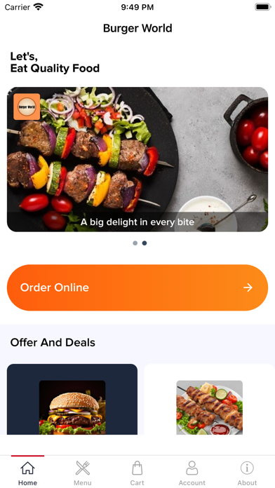Screenshot #4 for Burger World Online