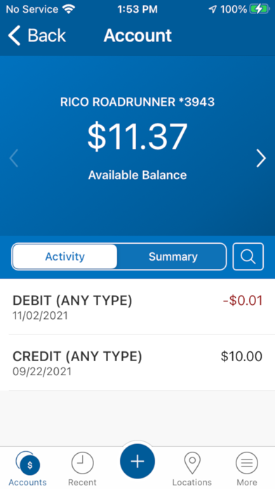 Texas National Bank Biz Screenshot