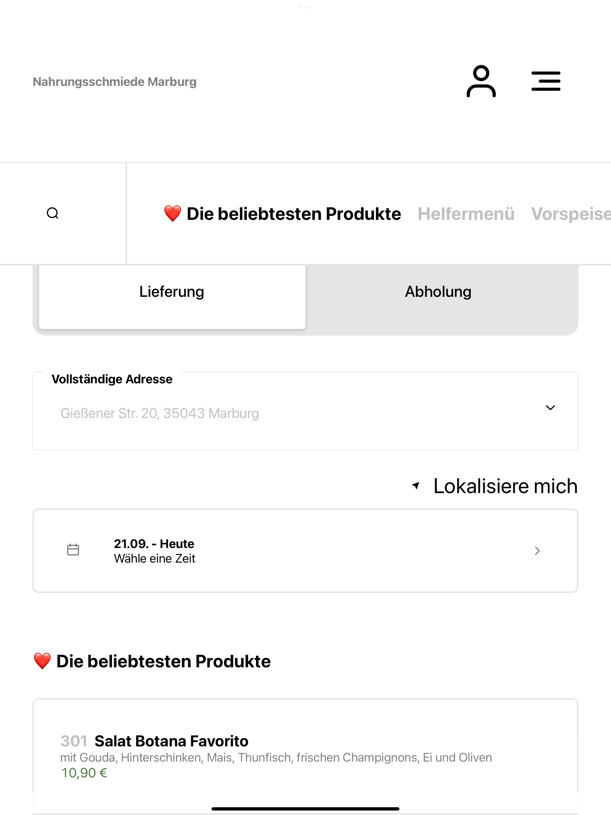Nahrungsschmiede Marburg