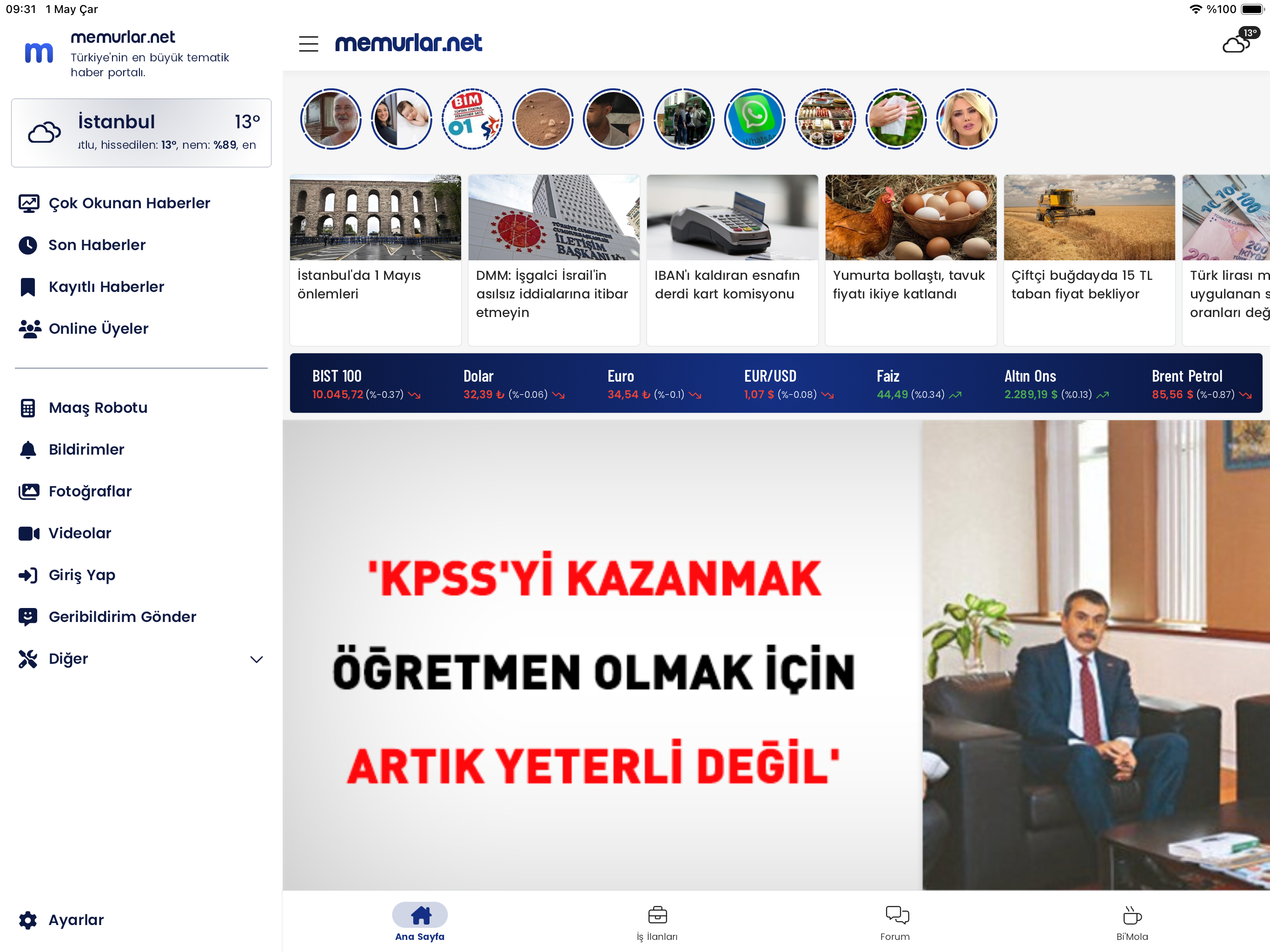 Memurlar.net: Maaş, Ilan, Kamu