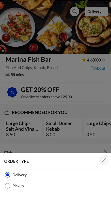 Marina Fish Bar. Screenshot