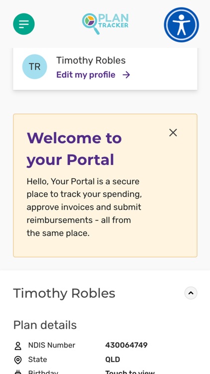 Plan Tracker Portal
