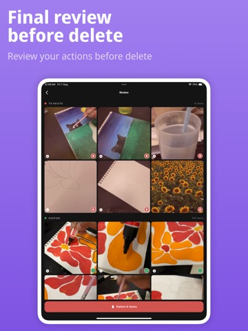 Declutter: Swipe Delete Photos iPad screenshot