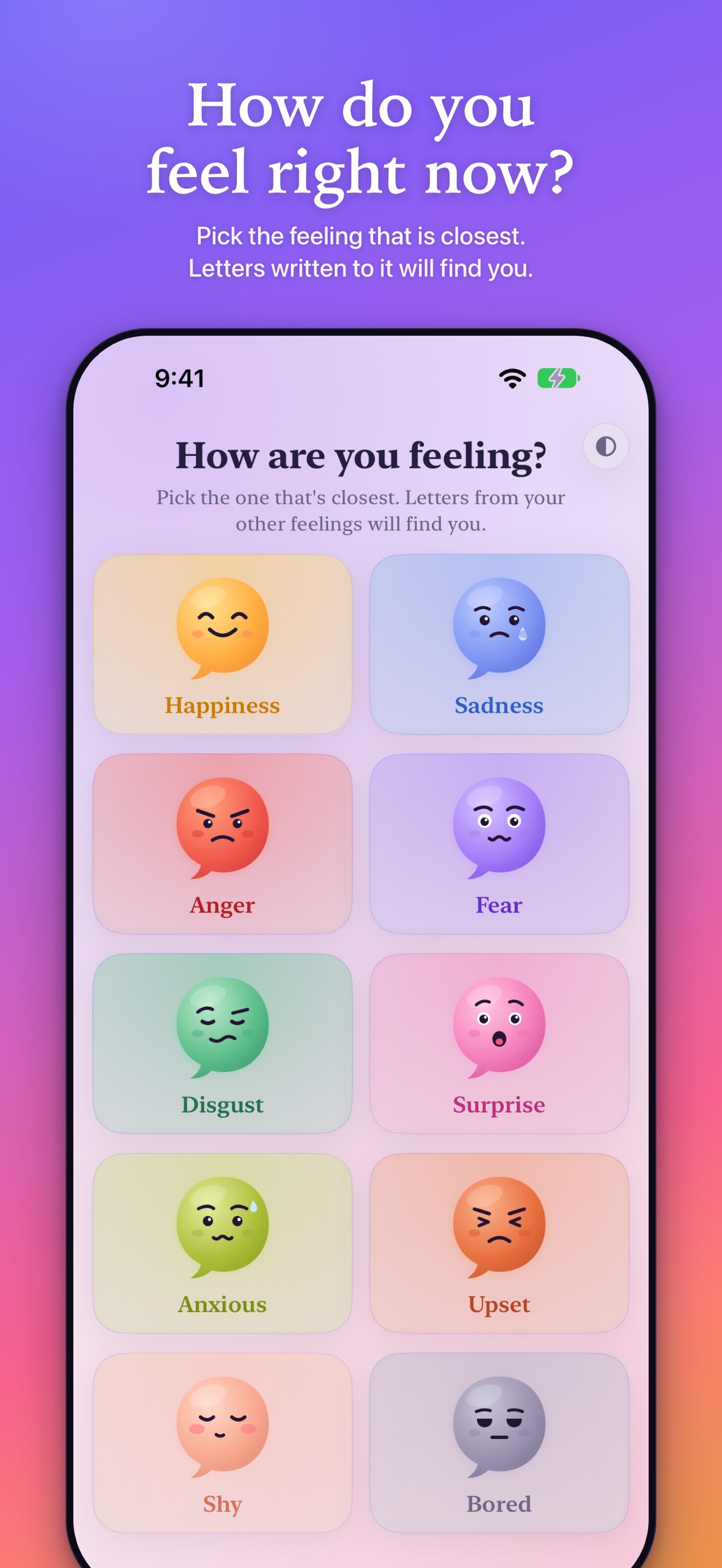 Screenshot 1 of Emotion Letters