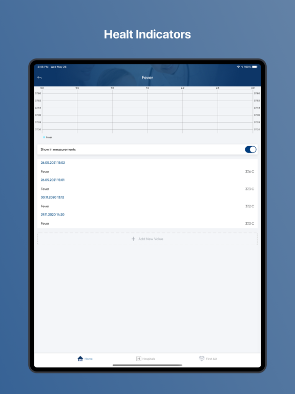 Acıbadem iPad screenshot