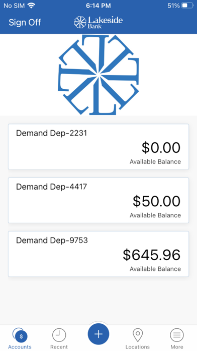 Lakeside Bank Connect Screenshot