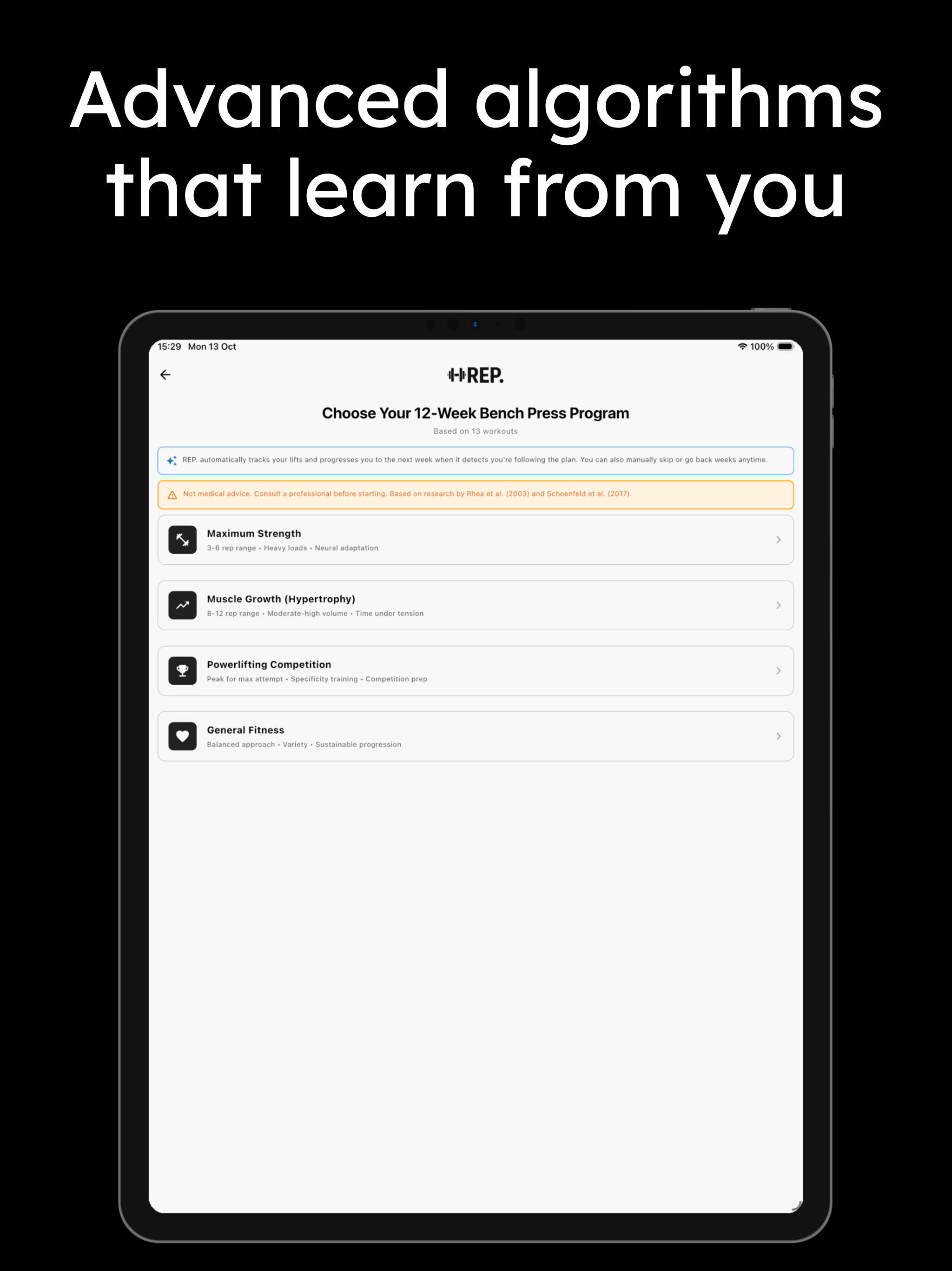 REP. - Smart Strength Tracker
