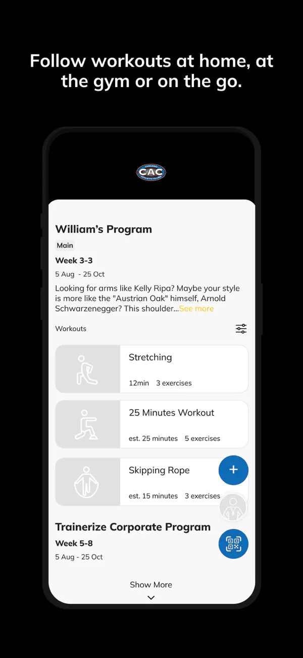Screenshot #3 pour CAC Chicago Athletic Clubs