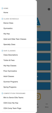 Charlotte Dance Alliance iPhone screenshot