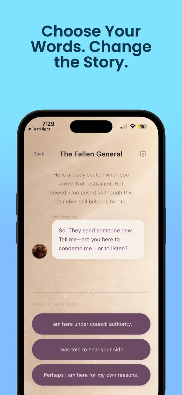 Screenshot #3 pour Fallen General: Romance Game