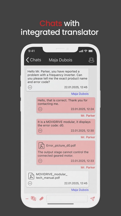 SEW RemoteAssist Screenshot