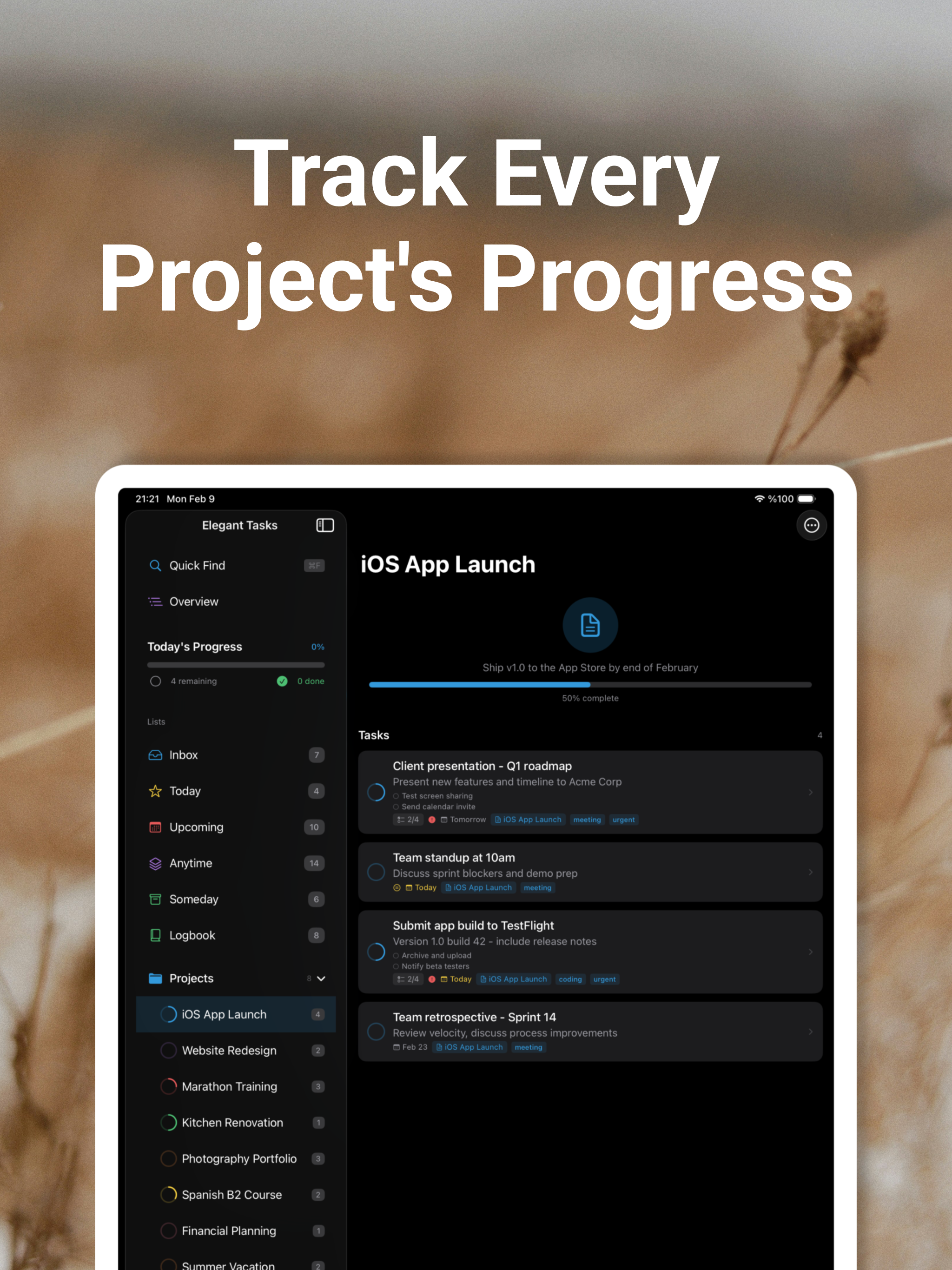 Elegant Tasks: To-Do List screenshot 11