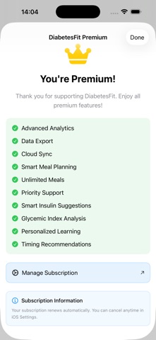 DiabetesFit Screenshot 5 of 5