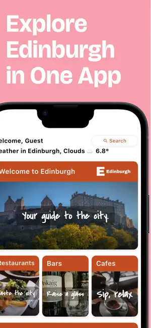 The Edinburgh App Explore Now! screenshot 1