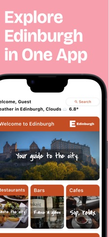 The Edinburgh App Explore Now! screenshot