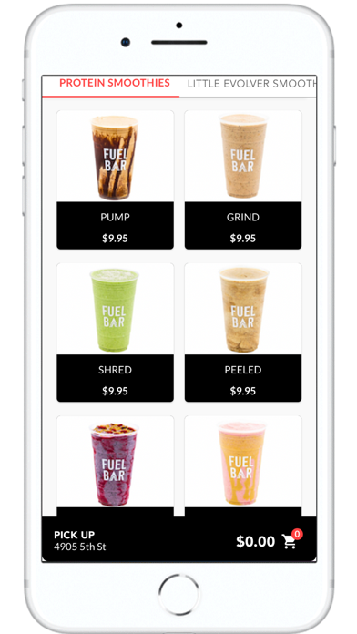SMOOTHIE BAR APP Screenshot
