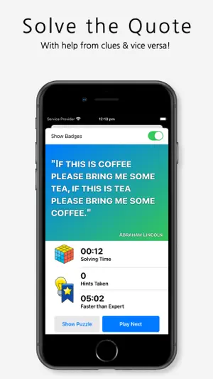 Acrostic Crossword Puzzles screenshot 2
