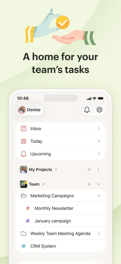 Capture d'écran 4 sur 6 de Todoist: To Do List & Calendar
