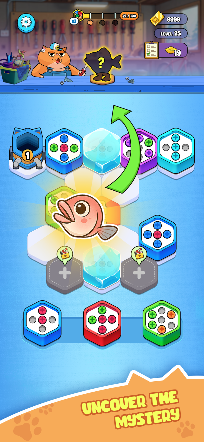 Hexa Screw Color Sort