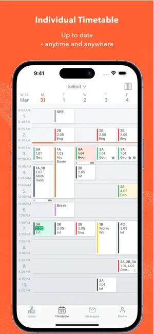 Untis Mobile screenshot 1