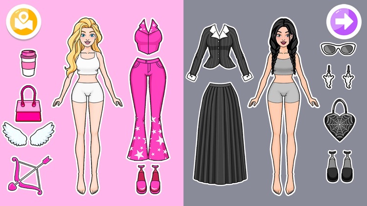 Paper Doll Dress Up DIY Games.