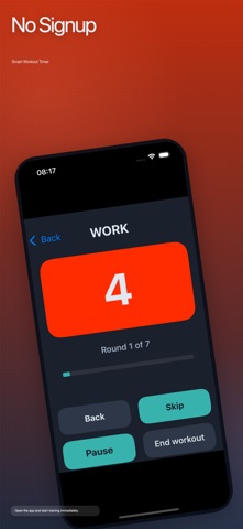 Smart Workout Timer screenshot