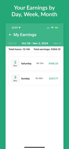 Present: Smart Time Tracking. Screenshot 5 of 6