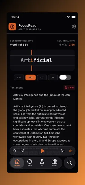 FocusRead - Upload your Brain screenshot 4