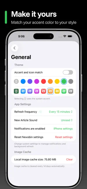 Newsbin: RSS Feed Reader screenshot 4