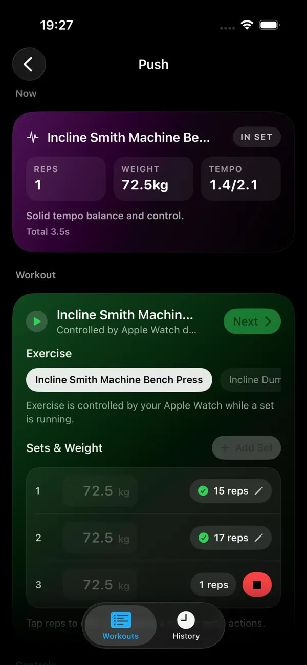 #1. RepSense (iOS) Podle: Alan Bryden