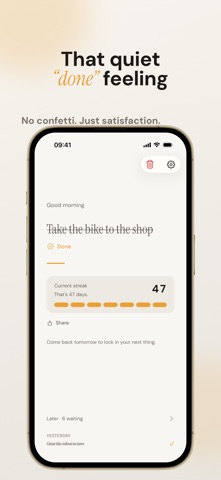 OneThink - One Thing a Day Screenshot 5 of 8